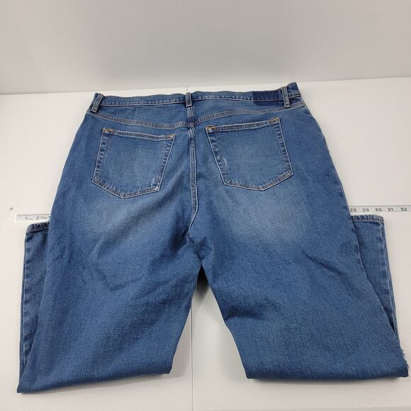 Abercrombie & Fitch the ankle straight ultra high rise 35/ 20R womens jeans 3620 - Picture 4 of 12